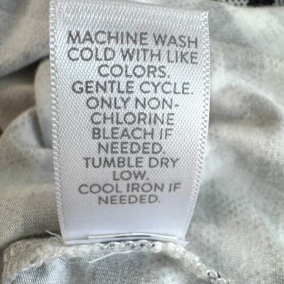 J. Jill Womens Luxe Supima Relaxed Tee Size L Check Modal Cotton Short Sleeve - Picture 5 of 6